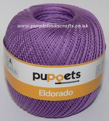 Puppets Eldorado No.6 Crochet Cotton 7098 Violet 50g