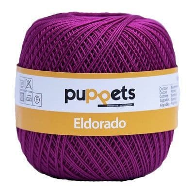 Puppets Eldorado No10 Crochet Cotton 089 Fuchsia 50g
