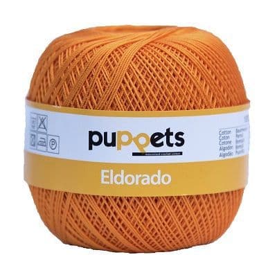 Puppets Eldorado No10 Crochet Cotton 314 Orange 50g