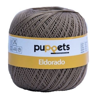 Puppets Eldorado No10 Crochet Cotton 392 Taupe 50g