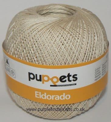 Puppets Eldorado No10 Crochet Cotton 4269 BEIGE 50g