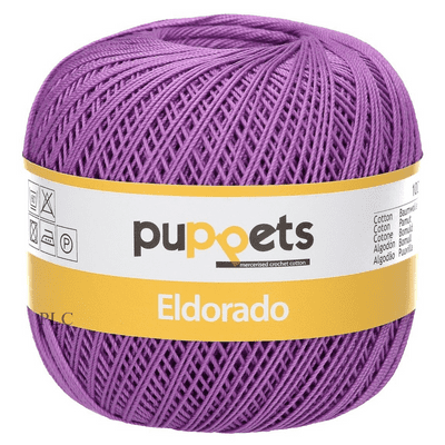 Puppets Eldorado No10 Crochet Cotton 7098 Violet 50g