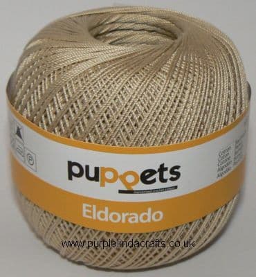 Puppets Eldorado No10 Crochet Cotton 7502 ECRU 50g