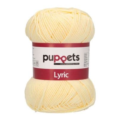 Puppets Lyric 8/4 Cotton 5006 Pale Lemon