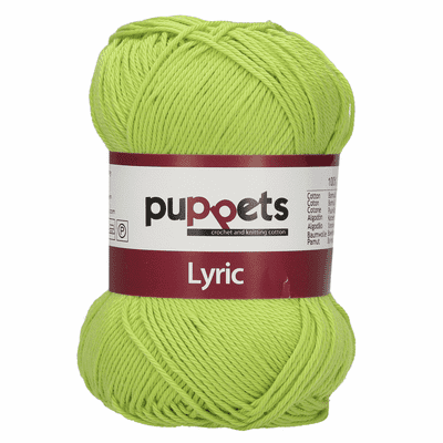 Puppets Lyric 8/4 Cotton 5090 Lime Green