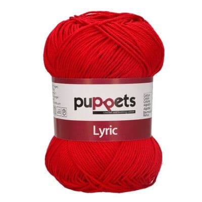Puppets Lyric 8/4 Cotton 7047 Red