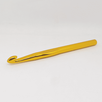 Purplelinda Aluminium Crochet Hook - 10.00mm Gold