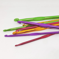 Purplelinda Aluminium Crochet Hook - 2.00mm Red