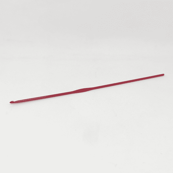 Purplelinda Aluminium Crochet Hook - 2.00mm Red