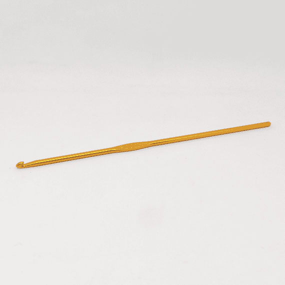 Purplelinda Aluminium Crochet Hook - 3.00mm Gold