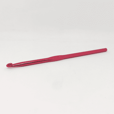 Purplelinda Aluminium Crochet Hook - 5.50mm Red