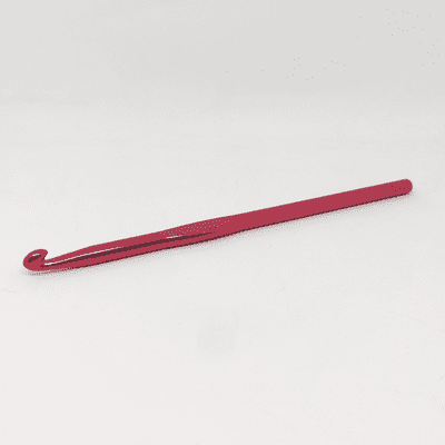 Purplelinda Aluminium Crochet Hook - 6.00mm Red