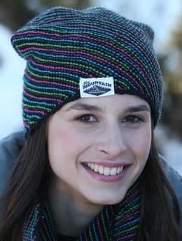 Regia Active Diagonal striped ladies hat Knitting Pattern FREE