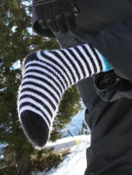 Regia Active Mens Striped Socks Knitting Pattern FREE