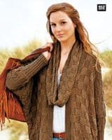 Rico Fashion Flow Cardigan and Snood Knitting Pattern 445