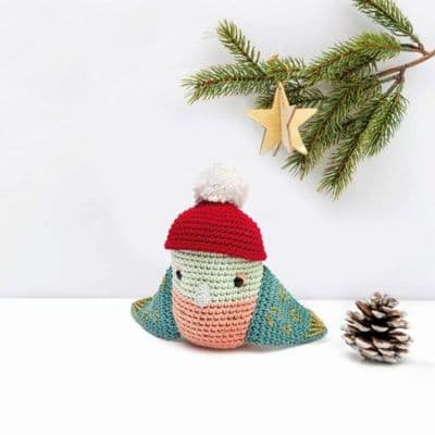 Ricorumi Christmas Crochet Along BIRD Instructions Free