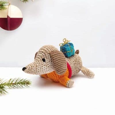 Ricorumi Christmas Crochet Along DOG Instructions Free