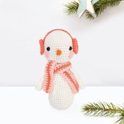 Ricorumi Christmas Crochet Along SNOWMAN Instructions Free