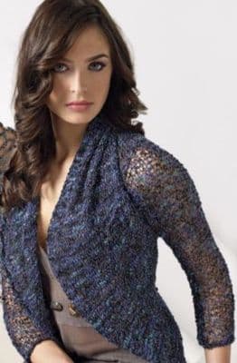 Schoeller and Stahl Variete Shrug Knitting Pattern FREE Download