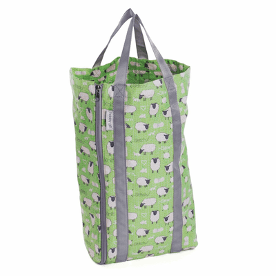 Sheep Knitting Bag Reversible with storage