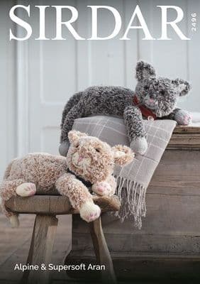 Sirdar Alpine Cats Knitting Pattern 2496