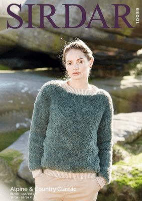 Sirdar Alpine Jumper Knitting Pattern 10059