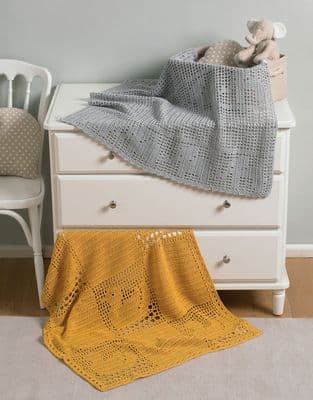 Sirdar Cotton DK 8257 Crochet Pattern Blankets
