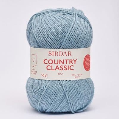 Sirdar Country Classic 4 Ply Yarn 964 Duck Egg Blue