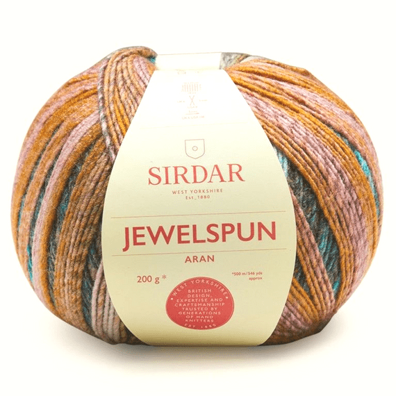 Sirdar Jewelspun Aran Yarn 707 Golden Feldspar