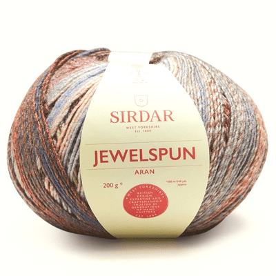 Sirdar Jewelspun Aran Yarn 708 Sandstone Sunset
