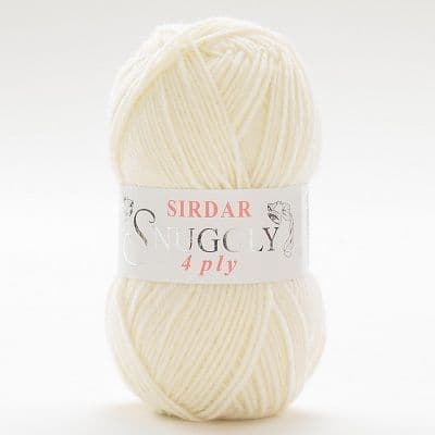 Sirdar Snuggly 4 Ply Yarn 303 Cream