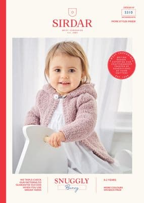 Sirdar Snuggly Bunny 5310 Jackets Knitting Pattern