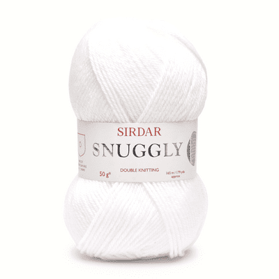 Sirdar Snuggly DK Yarn 251 White