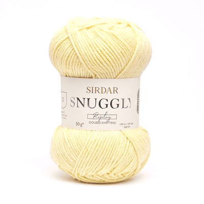 Sirdar Snuggly Replay DK Yarn 110 Banana Split Yellow