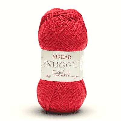 Sirdar Snuggly Replay DK Yarn 116 Racecar Red
