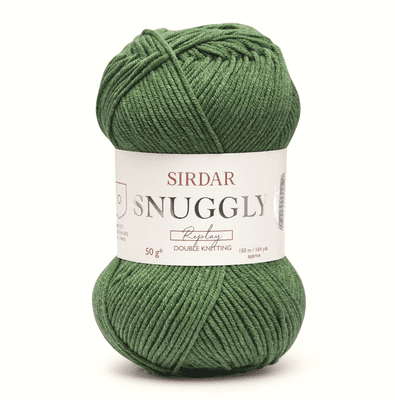 Sirdar Snuggly Replay DK Yarn 124 Go Faster Green