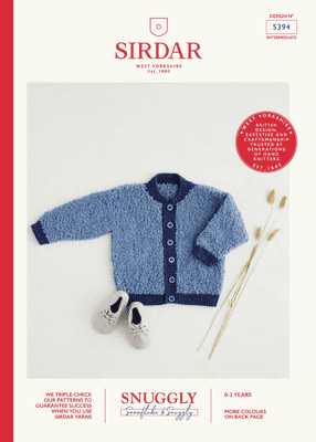 Sirdar Snuggly Snowflake Chunky Bomber Jacket Knitting Pattern 5394