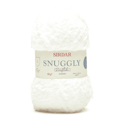 Sirdar Snuggly Snowflake Chunky Yarn 200 Milky