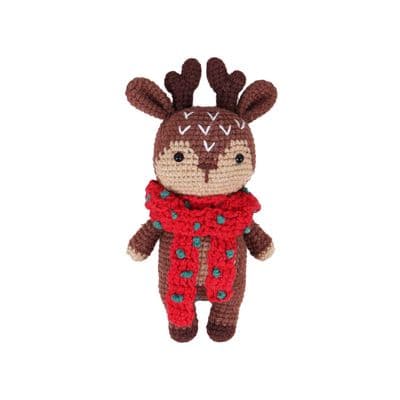 Trimits Amigurumi Crochet Kit – Christmas Reindeer Character