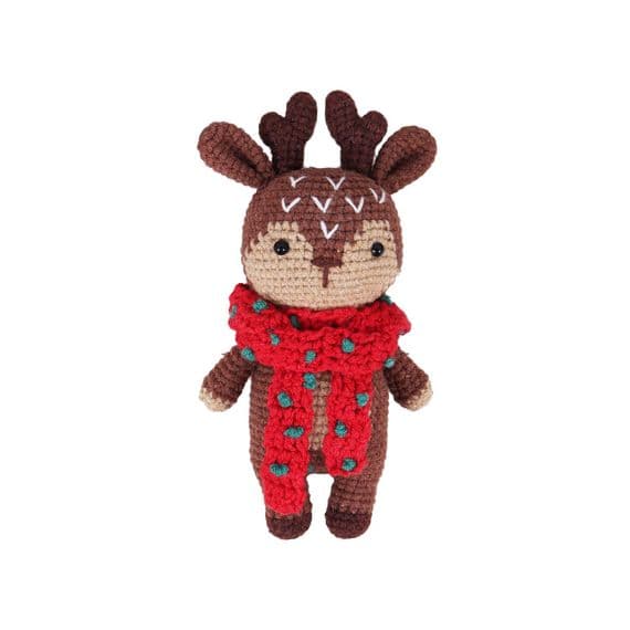 Trimits Amigurumi Crochet Kit – Christmas Reindeer Character