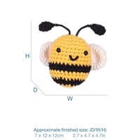 Trimits Beginners Amigurumi Crochet Kit - Bee