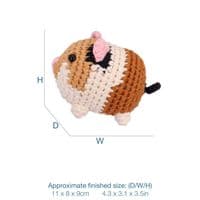 Trimits Beginners Amigurumi Crochet Kit - Guinea Pig