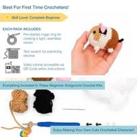 Trimits Beginners Amigurumi Crochet Kit - Guinea Pig