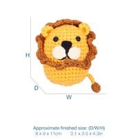Trimits Beginners Amigurumi Crochet Kit - Lion