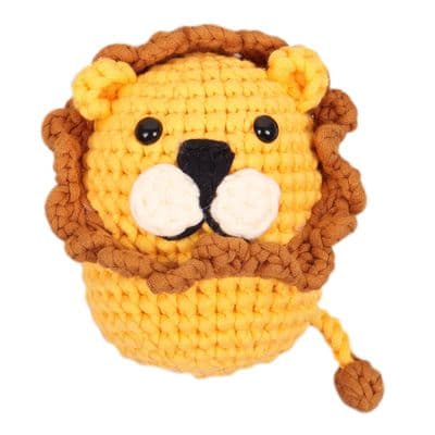 Trimits Beginners Amigurumi Crochet Kit - Lion