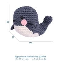 Trimits Beginners Amigurumi Crochet Kit - Whale