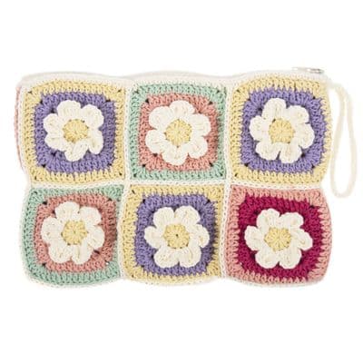 Trimits Crochet Kit - Floral Zip Bag