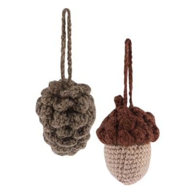 Trimits Crochet Kit - Pinecone & Acorn Set