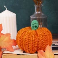 Trimits Crochet Kit – Crochet Pumpkin for Autumn & Halloween Décor