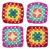 Trimits My First Crochet Kit Granny Squares - Brights